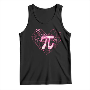 Coquette Pi Day Tank Top Cute Girl Math TS09 Black Print Your Wear