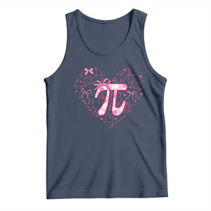 Coquette Pi Day Tank Top Cute Girl Math TS09 Navy Print Your Wear