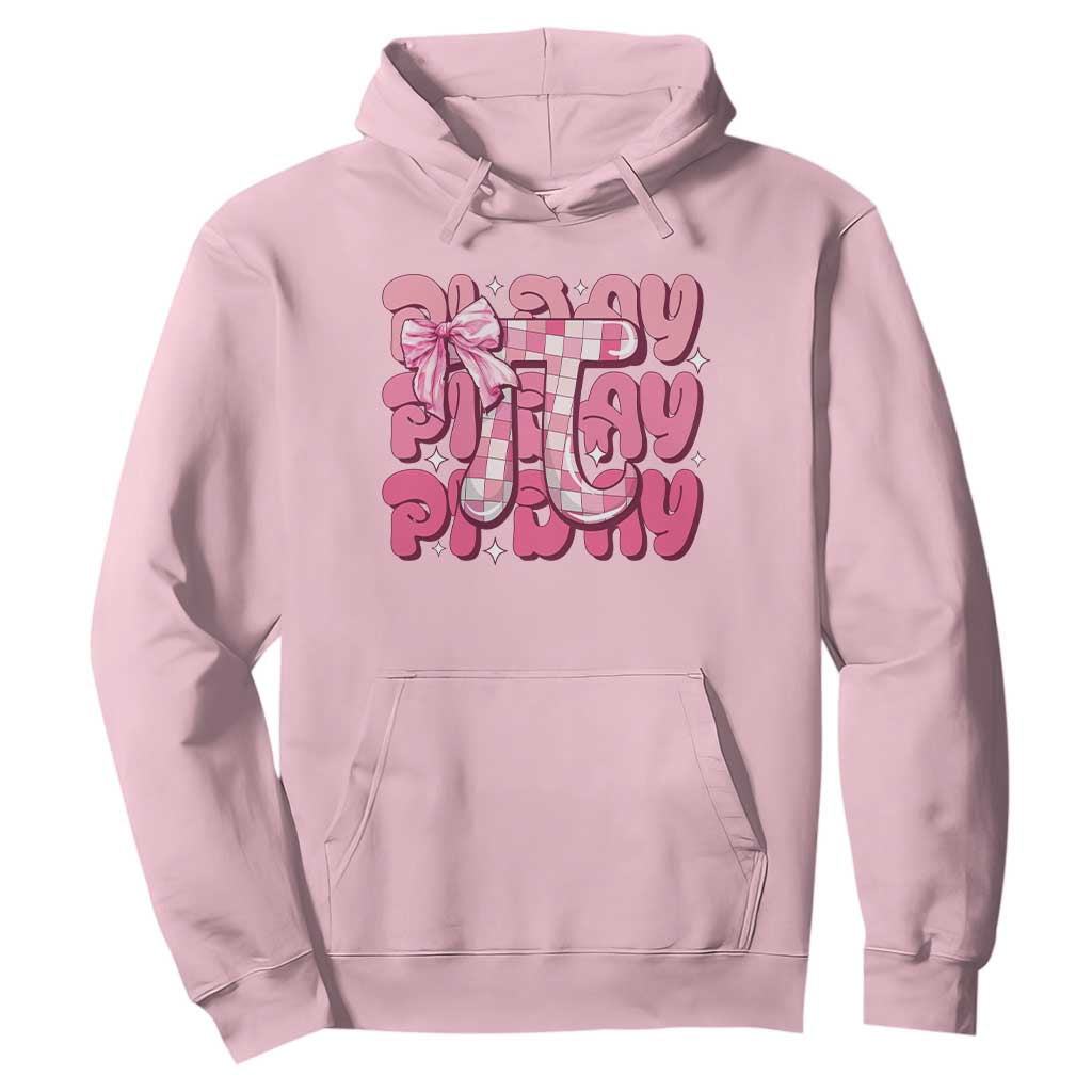 Coquette Pi Day Hoodie Math Lover Cute Girl Mathematician TS09 Light Pink Print Your Wear