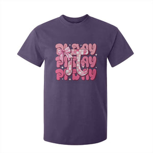 Coquette Pi Day T Shirt For Kid Math Lover Cute Girl Mathematician TS09 Purple Print Your Wear