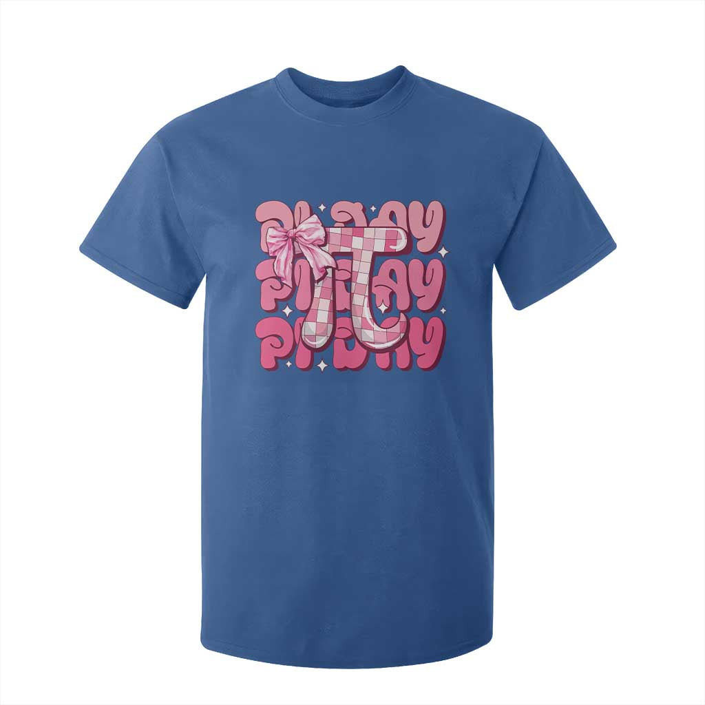 Coquette Pi Day T Shirt For Kid Math Lover Cute Girl Mathematician TS09 Royal Blue Print Your Wear