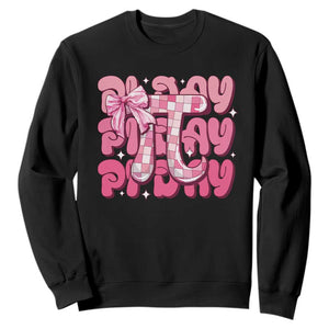 Coquette Pi Day Sweatshirt Math Lover Cute Girl Mathematician TS09 Black Print Your Wear