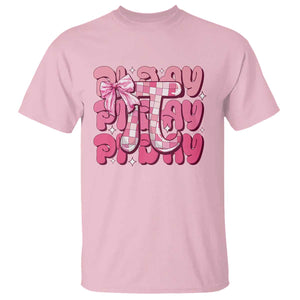Coquette Pi Day T Shirt Math Lover Cute Girl Mathematician TS09 Light Pink Print Your Wear