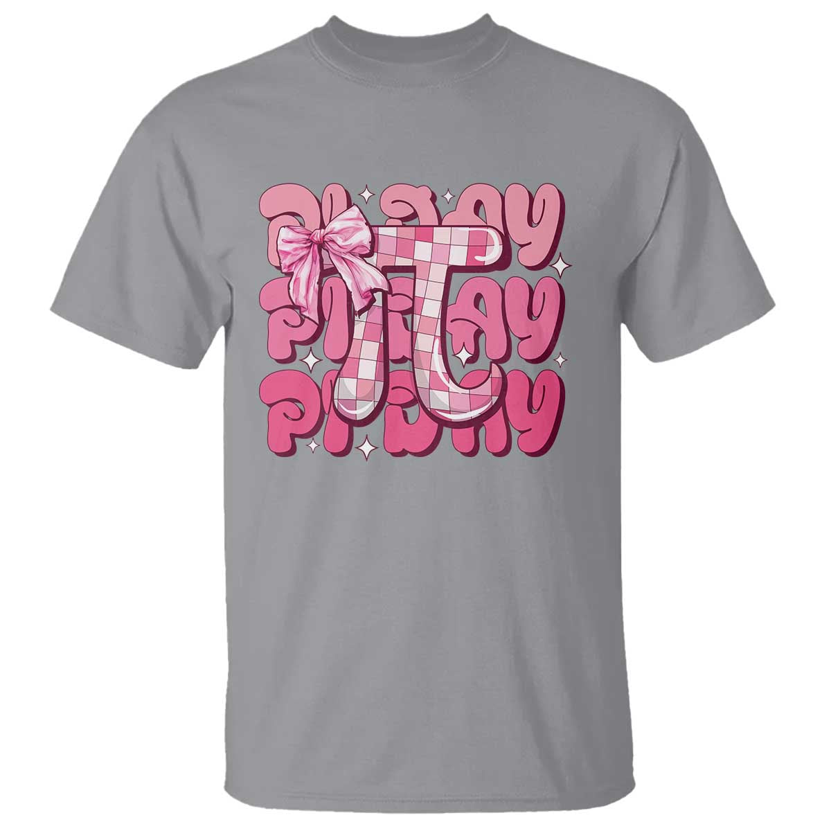 Coquette Pi Day T Shirt Math Lover Cute Girl Mathematician TS09 Sport Gray Print Your Wear