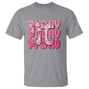 Coquette Pi Day T Shirt Math Lover Cute Girl Mathematician TS09 Sport Gray Print Your Wear
