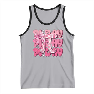 Coquette Pi Day Tank Top Math Lover Cute Girl Mathematician TS09 Athletic Heather Black Print Your Wear