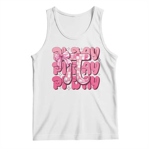 Coquette Pi Day Tank Top Math Lover Cute Girl Mathematician TS09 White Print Your Wear
