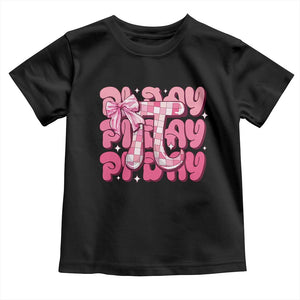 Coquette Pi Day Toddler T Shirt Math Lover Cute Girl Mathematician TS09 Black Print Your Wear