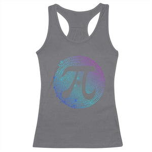 Math Lover Pi Day Racerback Tank Top TS09 Charcoal Print Your Wear