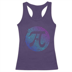 Math Lover Pi Day Racerback Tank Top TS09 Purple Print Your Wear