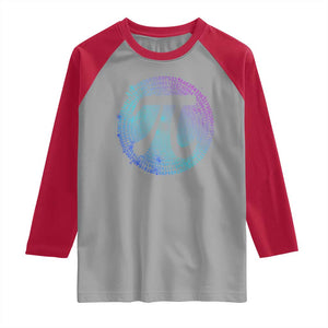 Math Lover Pi Day Raglan Shirt TS09 Sport Gray Red Print Your Wear