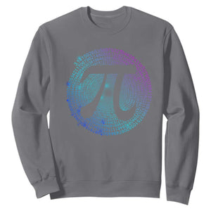 Math Lover Pi Day Sweatshirt TS09 Charcoal Print Your Wear