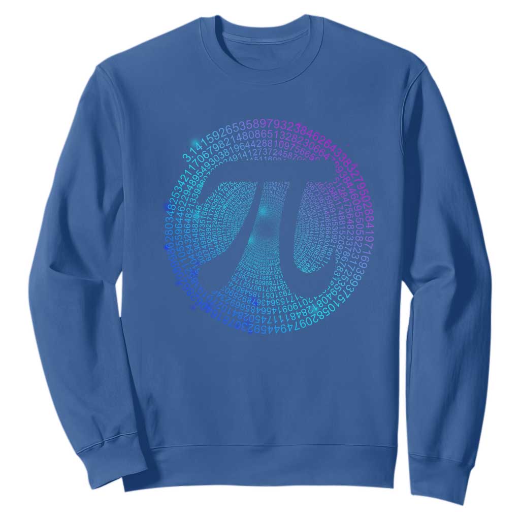 Math Lover Pi Day Sweatshirt TS09 Royal Blue Print Your Wear