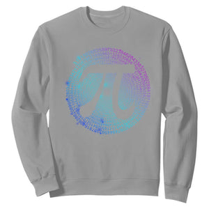 Math Lover Pi Day Sweatshirt TS09 Sport Gray Print Your Wear
