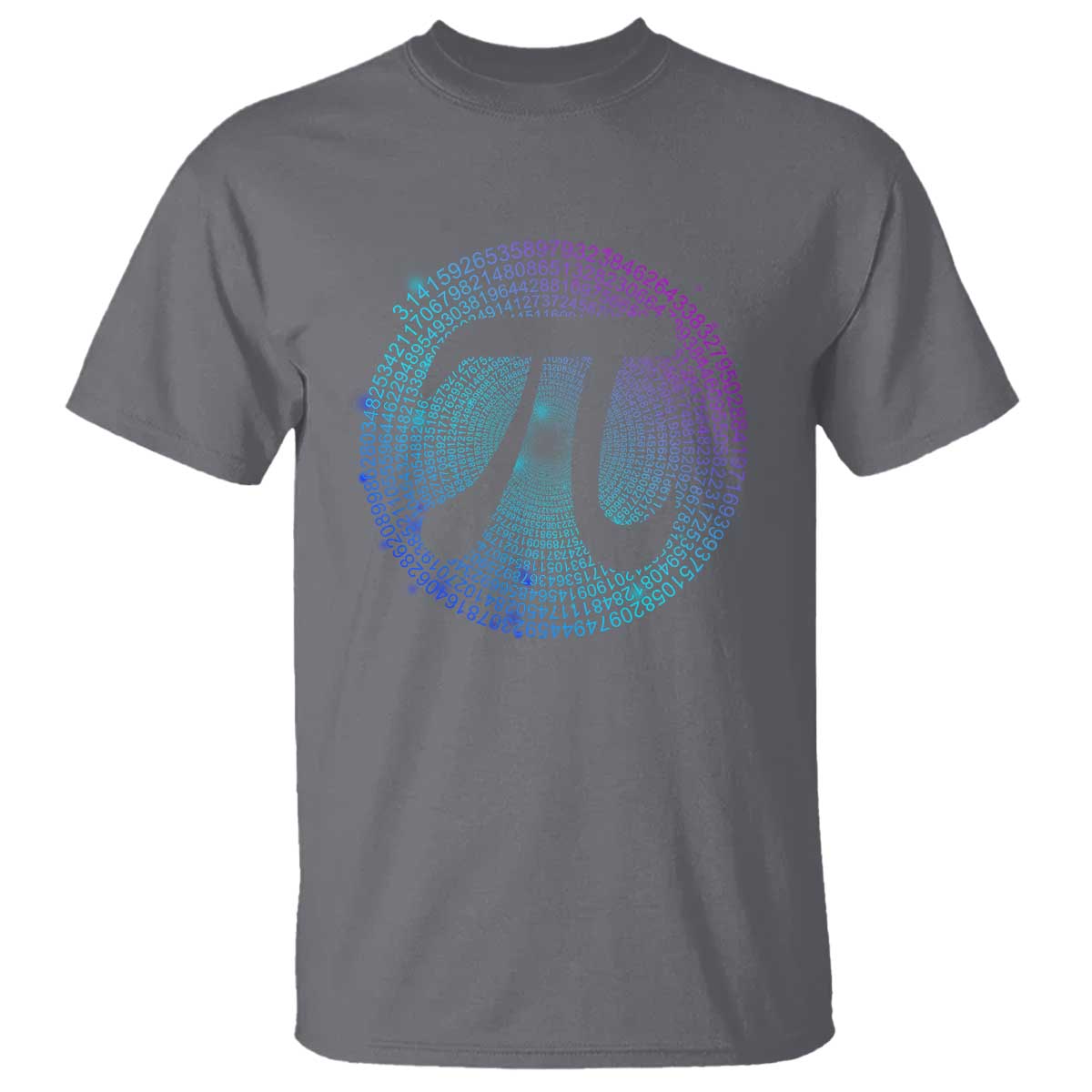 Math Lover Pi Day T Shirt TS09 Charcoal Print Your Wear