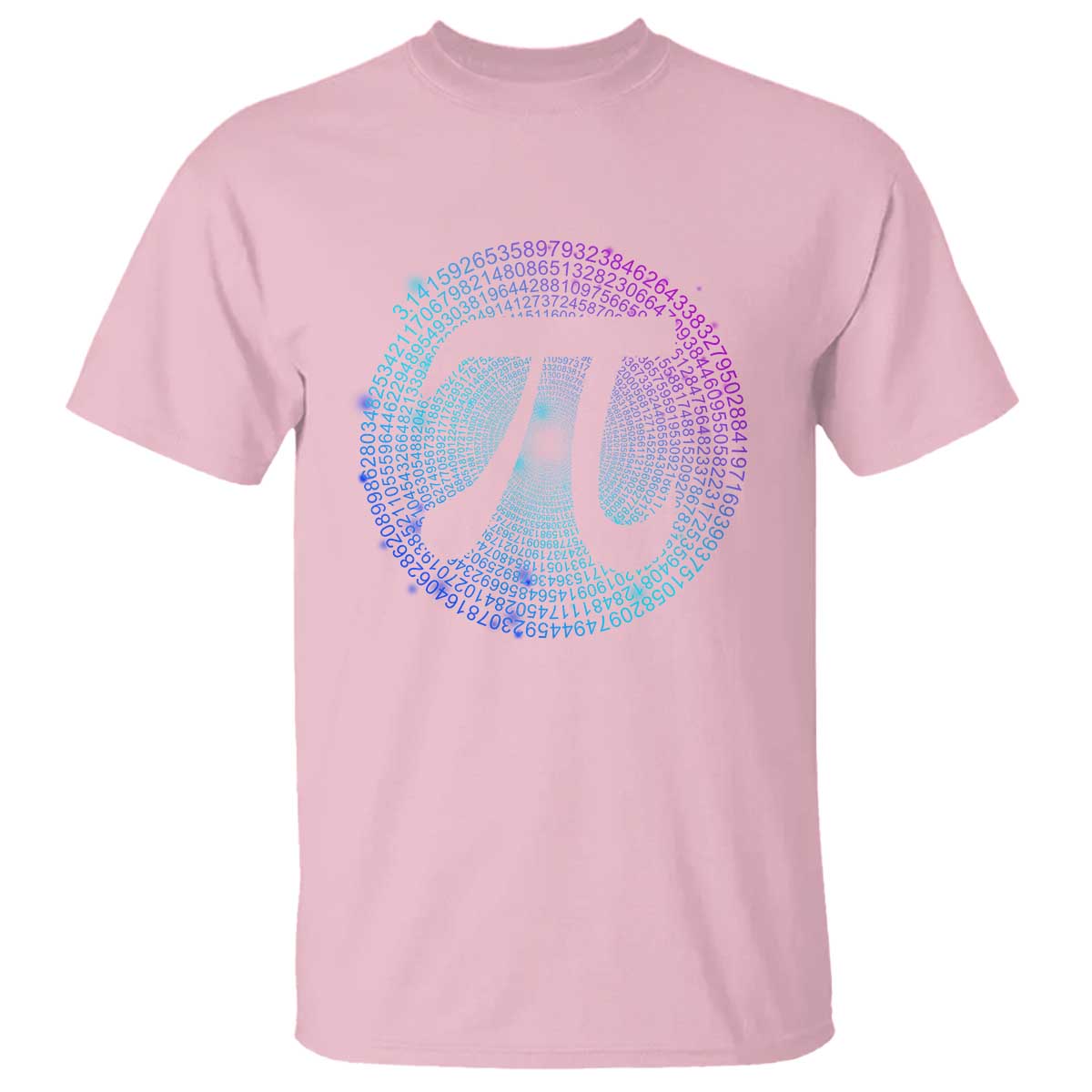 Math Lover Pi Day T Shirt TS09 Light Pink Print Your Wear