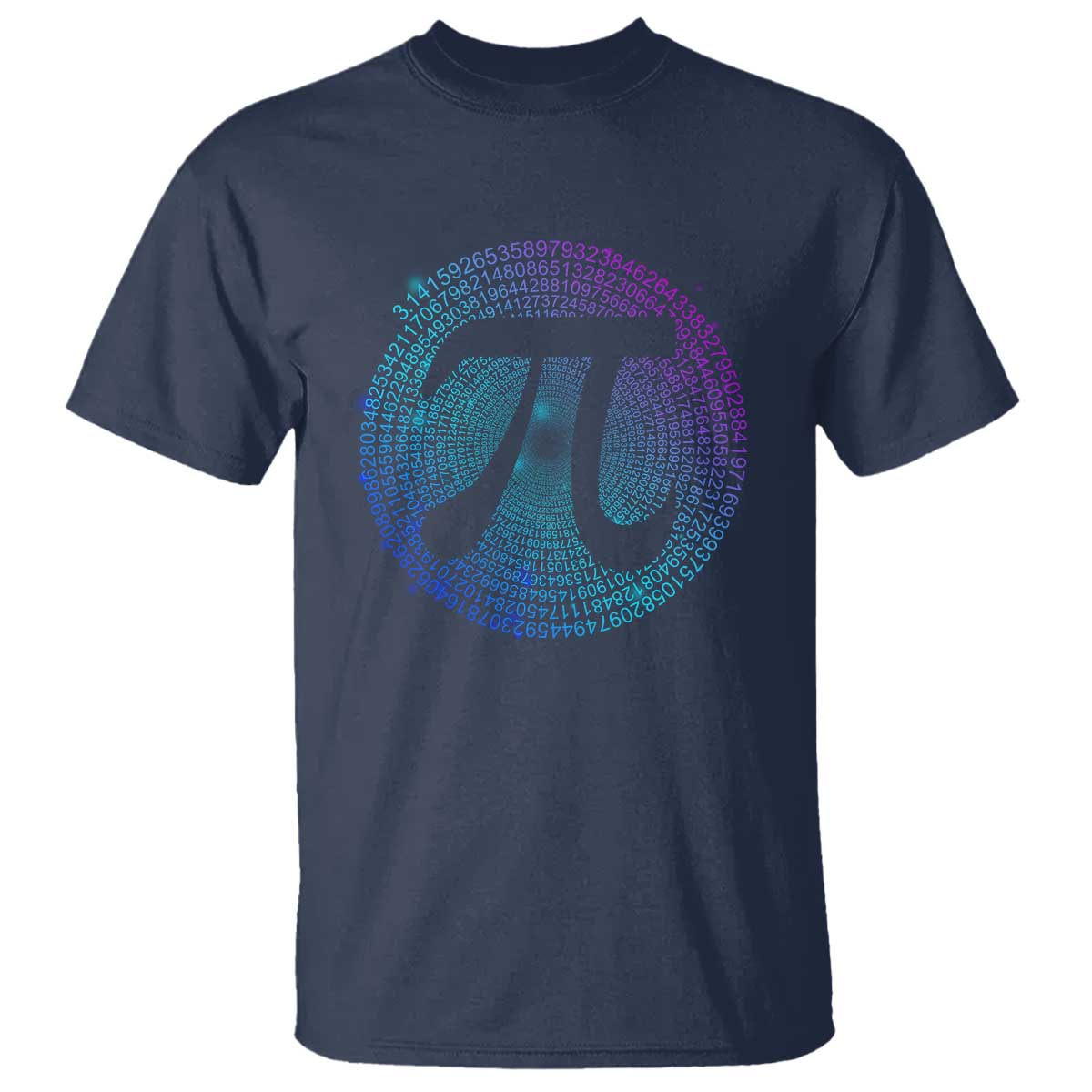 Math Lover Pi Day T Shirt TS09 Navy Print Your Wear