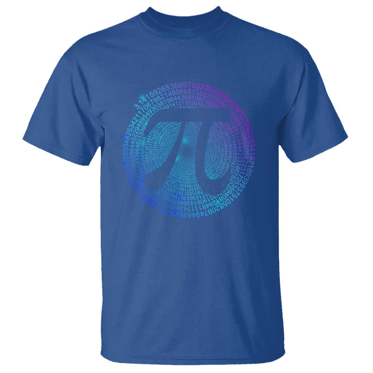 Math Lover Pi Day T Shirt TS09 Royal Blue Print Your Wear
