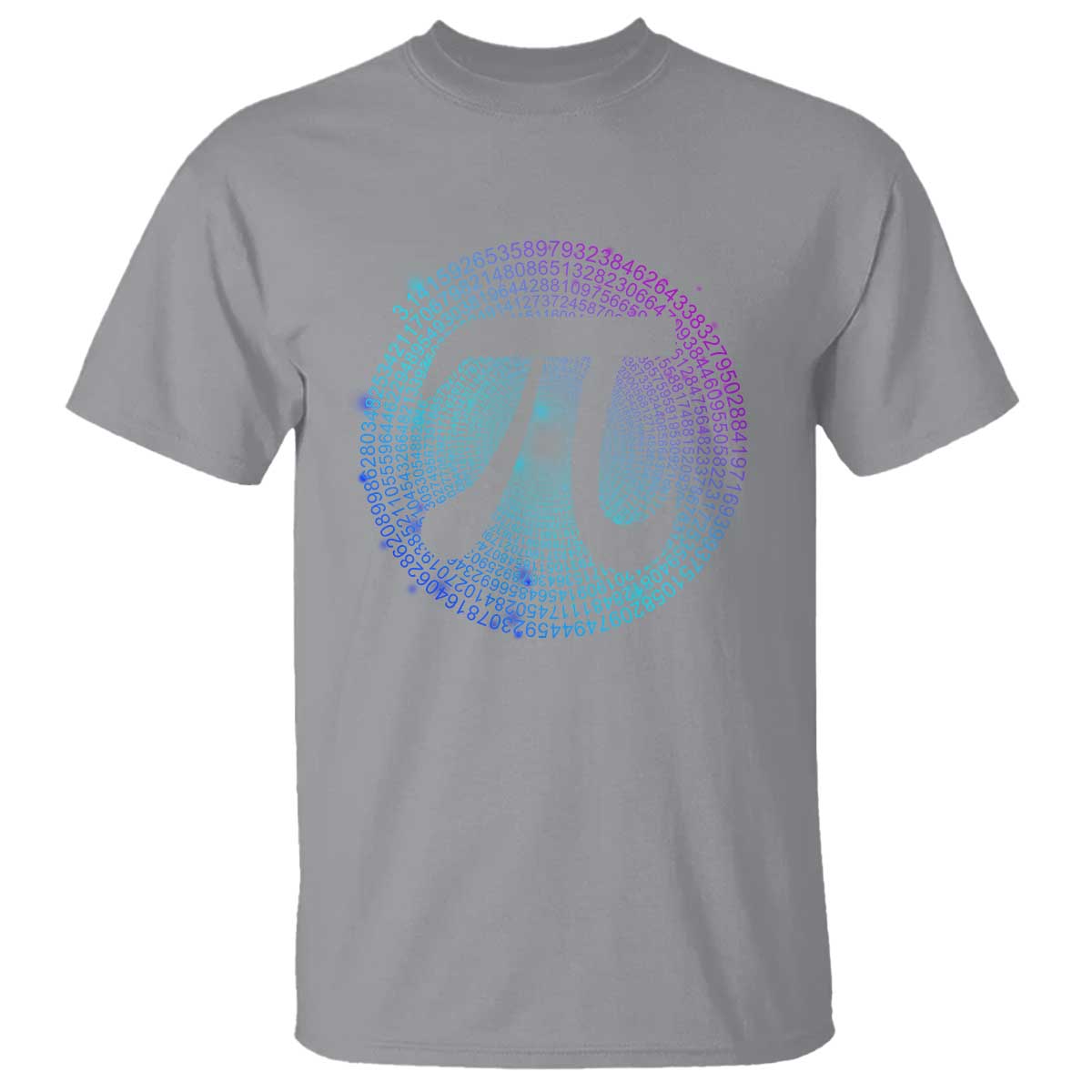 Math Lover Pi Day T Shirt TS09 Sport Gray Print Your Wear