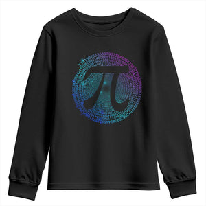 Math Lover Pi Day Youth Sweatshirt TS09 Black Print Your Wear