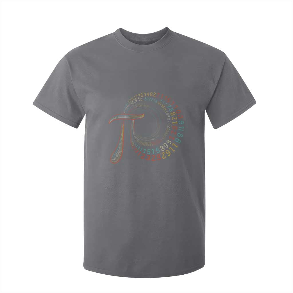 Pi Day T Shirt For Kid 3,14 Pi Number Symbol Math Science TS09 Charcoal Print Your Wear