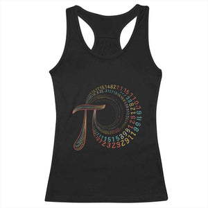 Pi Day Racerback Tank Top 3,14 Pi Number Symbol Math Science TS09 Black Print Your Wear