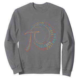 Pi Day Sweatshirt 3,14 Pi Number Symbol Math Science TS09 Charcoal Print Your Wear