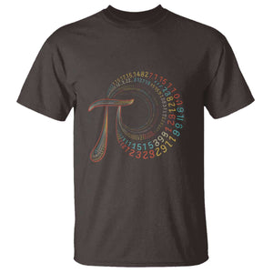 Pi Day T Shirt 3,14 Pi Number Symbol Math Science TS09 Dark Chocolate Print Your Wear