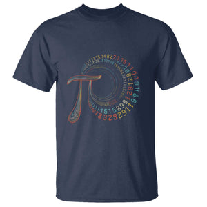 Pi Day T Shirt 3,14 Pi Number Symbol Math Science TS09 Navy Print Your Wear
