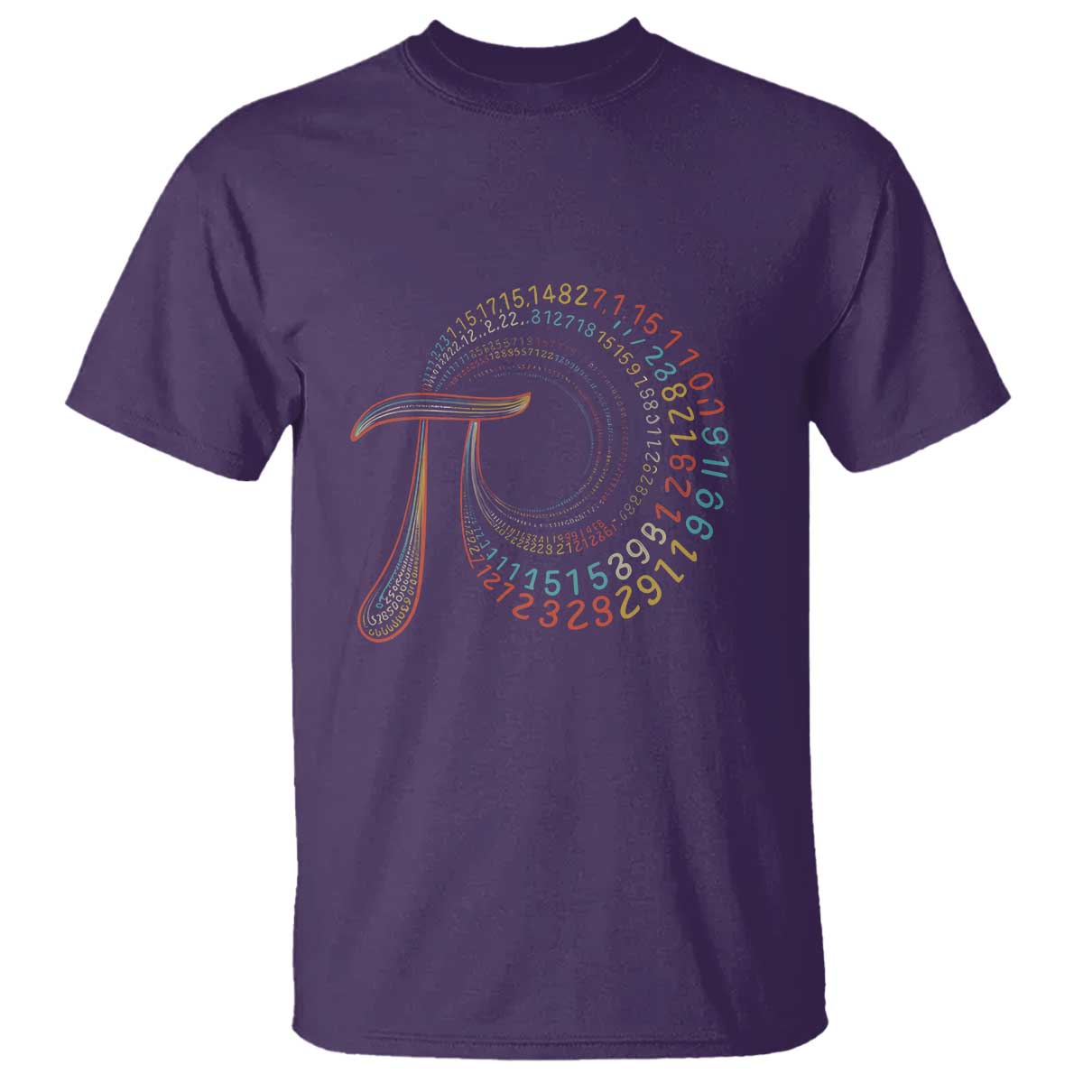 Pi Day T Shirt 3,14 Pi Number Symbol Math Science TS09 Purple Print Your Wear