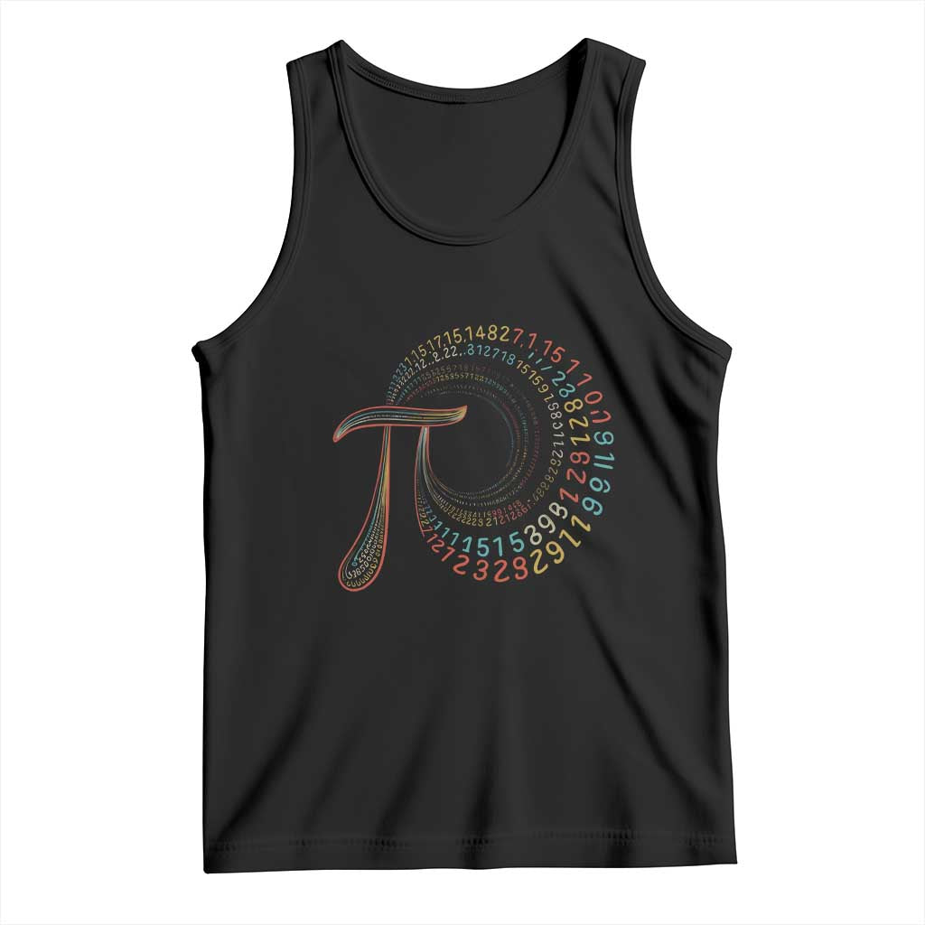 Pi Day Tank Top 3,14 Pi Number Symbol Math Science TS09 Black Print Your Wear
