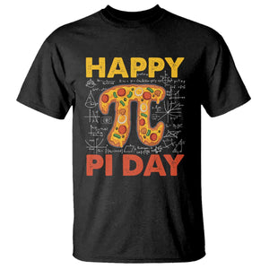 Happy Pi Day T Shirt Funny Pi Pizza TS09 Black Print Your Wear