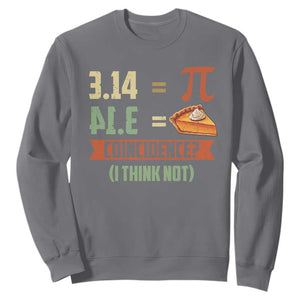 Funny Pi Day Sweatshirt Pi 3 14 Pie Coincidence Math Lover TS09 Charcoal Print Your Wear