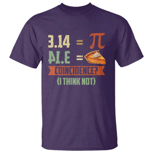 Funny Pi Day T Shirt Pi 3 14 Pie Coincidence Math Lover TS09 Purple Print Your Wear