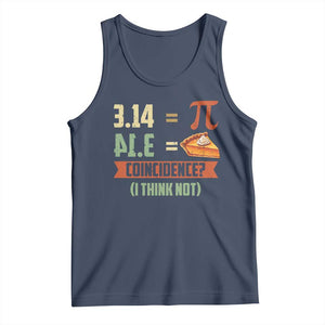 Funny Pi Day Tank Top Pi 3 14 Pie Coincidence Math Lover TS09 Navy Print Your Wear