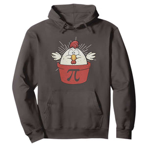 Funny Pi Day Hoodie Chicken Pot Pi Math Lover TS09 Dark Chocolate Print Your Wear
