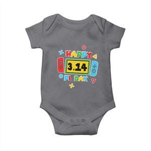 Funny Pi Day Baby Onesie Video Game Gamer Math Kids Boys Men TS09 Charcoal Print Your Wear