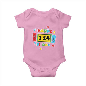 Funny Pi Day Baby Onesie Video Game Gamer Math Kids Boys Men TS09 Light Pink Print Your Wear