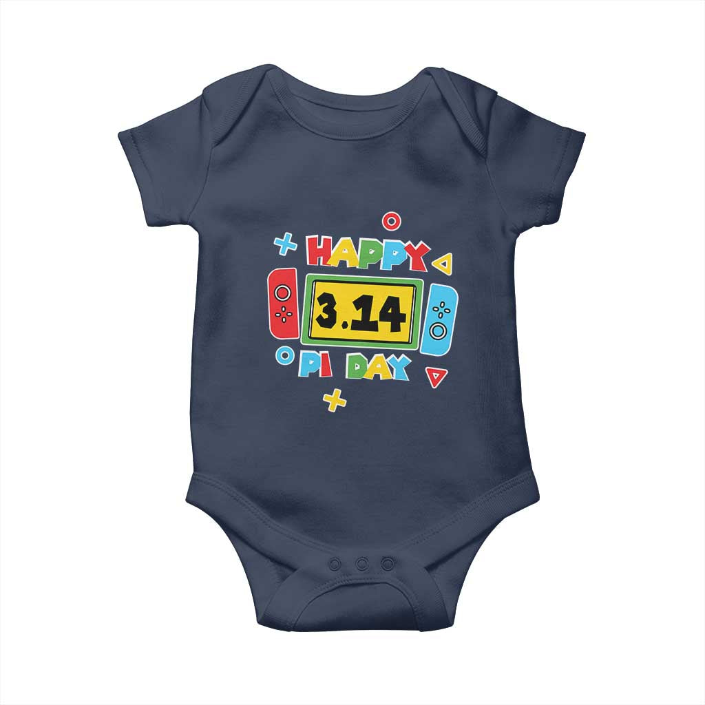 Funny Pi Day Baby Onesie Video Game Gamer Math Kids Boys Men TS09 Navy Print Your Wear