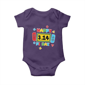 Funny Pi Day Baby Onesie Video Game Gamer Math Kids Boys Men TS09 Purple Print Your Wear