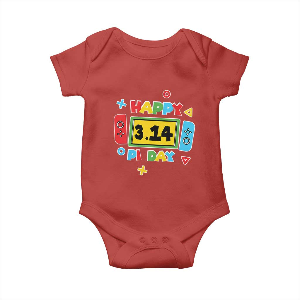 Funny Pi Day Baby Onesie Video Game Gamer Math Kids Boys Men TS09 Red Print Your Wear