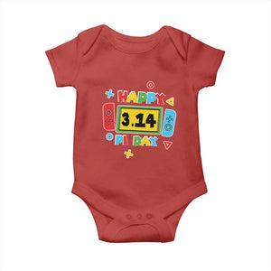 Funny Pi Day Baby Onesie Video Game Gamer Math Kids Boys Men TS09 Red Print Your Wear