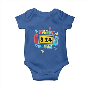 Funny Pi Day Baby Onesie Video Game Gamer Math Kids Boys Men TS09 Royal Blue Print Your Wear