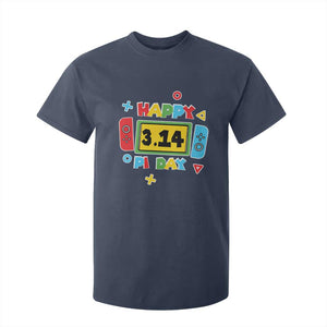Funny Pi Day T Shirt For Kid Video Game Gamer Math Kids Boys Men TS09 Navy Print Your Wear