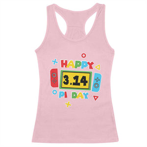 Funny Pi Day Racerback Tank Top Video Game Gamer Math Kids Boys Men TS09 Light Pink Print Your Wear