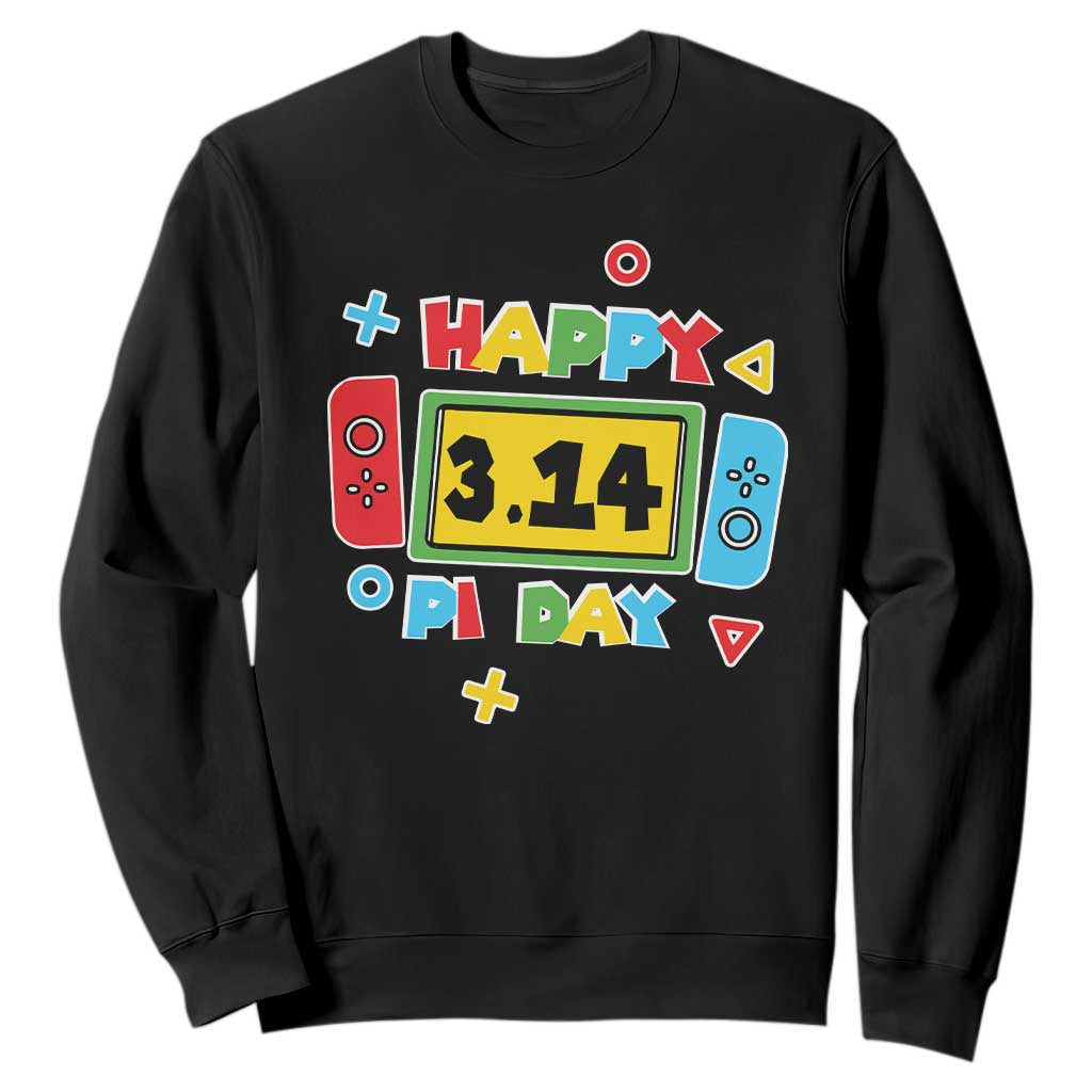 Funny Pi Day Sweatshirt Video Game Gamer Math Kids Boys Men TS09 Black Print Your Wear