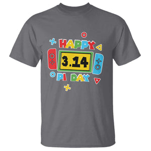 Funny Pi Day T Shirt Video Game Gamer Math Kids Boys Men TS09 Charcoal Print Your Wear