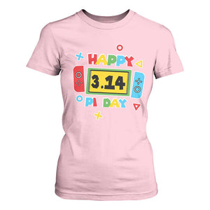 Funny Pi Day T Shirt For Women Video Game Gamer Math Kids Boys Men TS09 Light Pink Print Your Wear