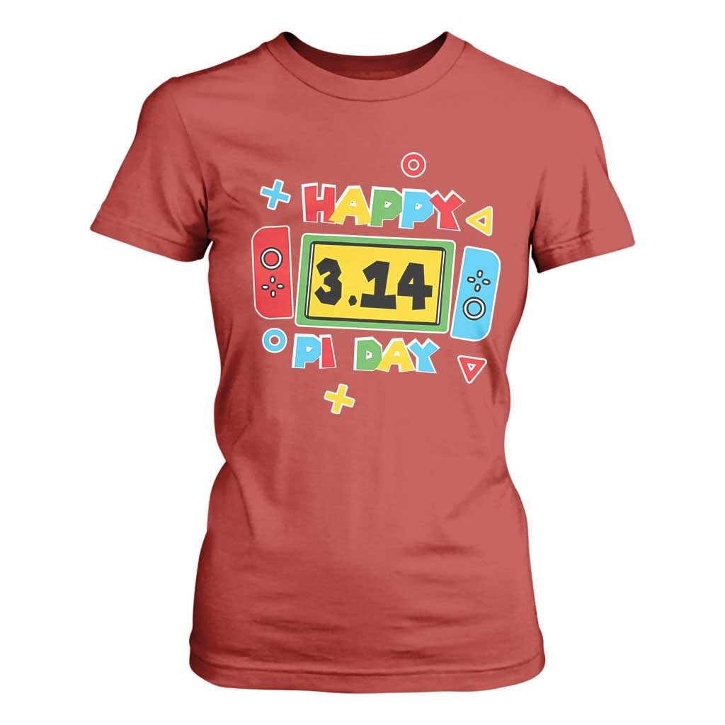 Funny Pi Day T Shirt For Women Video Game Gamer Math Kids Boys Men TS09 Red Print Your Wear