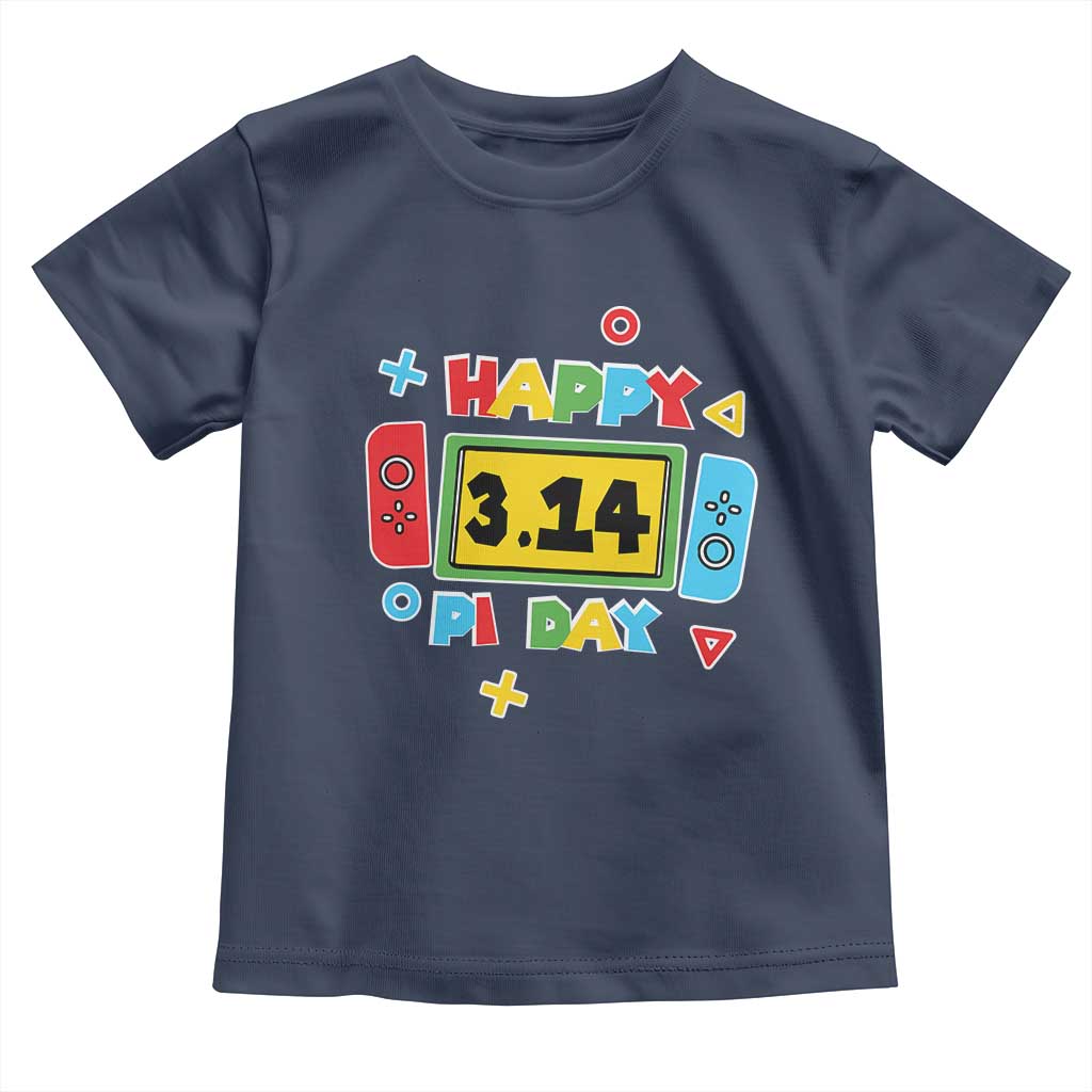 Funny Pi Day Toddler T Shirt Video Game Gamer Math Kids Boys Men TS09 Navy Print Your Wear